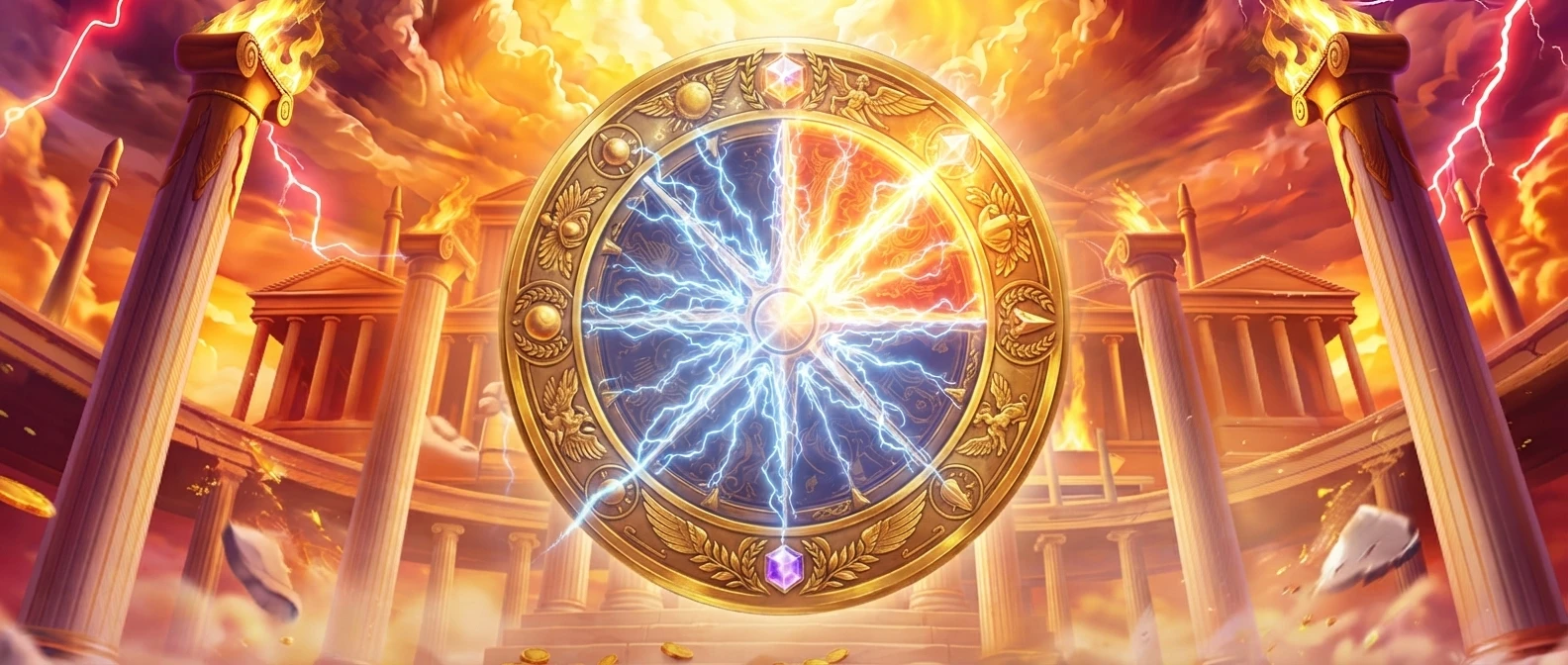 The bonus wheel and Free Spins modes